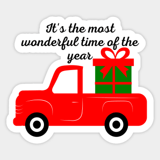 IT'S THE MOST WONDERFUL TIME OF THE YEAR Sticker